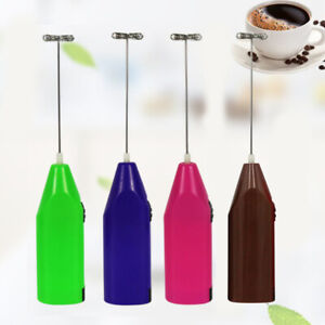 Mini Electric Milk Frothers Drink Foamer Whisk Mixer Stirrer Coffee Egg Beater
