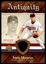 2007 Upper Deck Artifacts Antiquity Justin Morneau 053/199 Minnesota Twins
