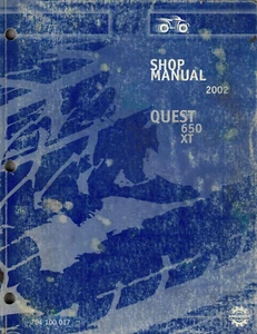 OEM Genuine Bombardier Dealer/Owner's Service/Repair Manual 2002 Quest 650 - Picture 1 of 2