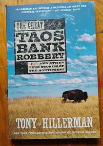 The Great Taos Bank Robbery & Other True Stories Tony Hillerman 2001 PB Signed - Imagen 1 de 5