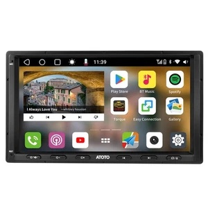 S8 8-Core 7 Pollici Android Doppio Din Ricevitore Autoradio, Wireless CarPlay & A... - Foto 1 di 8