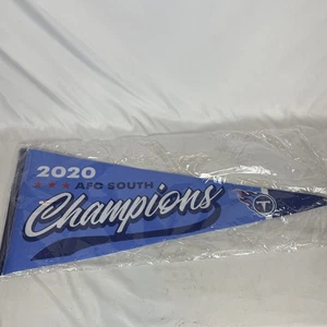 Neu mit Etikett Tennessee Titans 2020 AFC South Champions Wimpel 29 Zoll - Bild 1 von 4