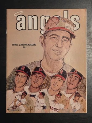 1971 California Angels Official Scoreboard Magazine Vintage MLB - Image 1 of 4