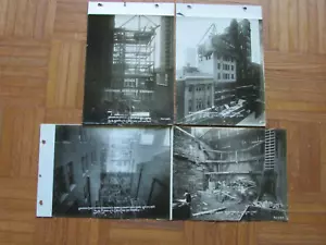 1923 4 FOTOS CONSTRUCCIÓN DE INTERCAMBIO NATL BANK PITTSBURGH SIESEL CO CONTRATISTA - Imagen 1 de 7
