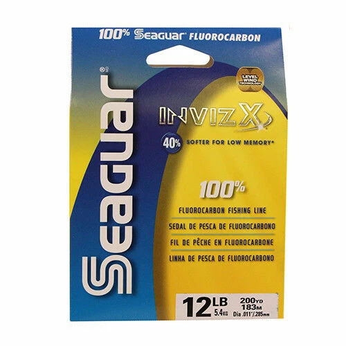 Seaguar 12VZ200 Invizx 100 Fluorocarbon Fishing Line - 200yd, 12lb