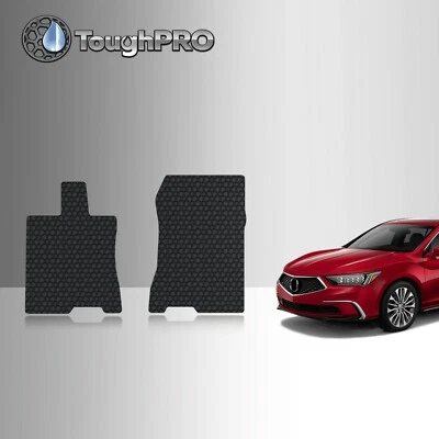 Alfombrillas delanteras ToughPRO NEGRAS para Acura RLX All Weather ajuste personalizado 2014-2020 Foto 1 de 4