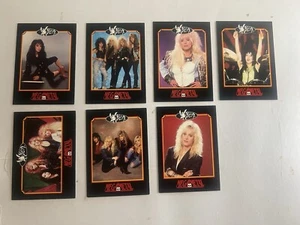 Vintage VIXEN 7-card Custom Bundle Mega Metal Impel 1991 Card Lot - Picture 1 of 6