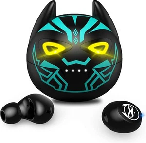 Gaming Earbuds Kids Bluetooth 5.3 in Mic 36H Playtime Waterproof Touch Control - Picture 1 of 6