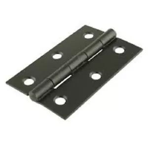 Butt Hinge ( Door Gate ) Steel Black 75MM 3 Inch + Screws (3 Pair ) - Bild 1 von 1