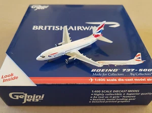 1/400 Boeing 737-500 British Airways G-GFFG Gemini Jets GJBAW715 - Imagen 1 de 4