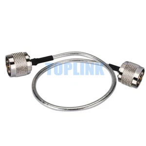 Cable coaxial N macho enchufe a N macho RF semiflexible 0,141" RG402 15 cm ~ 1 m - Imagen 1 de 2