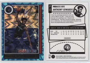 2021-22 Panini NBA Hoops Teal Explosion Anthony Edwards #151