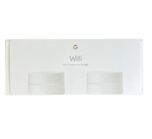 Lot de 2 points d'accès Wi-Fi Google Wifi (modèle AC-1304) NEUFS / emballage d'origine (routeur AC1200) - Photo 1/3