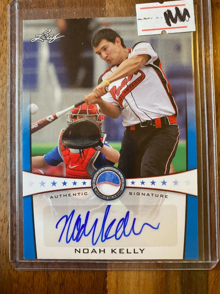 A50,285 - 2013 Leaf Power Showcase Autographs Blue #NK1 Noah Kelly/50 - Image 1 of 1