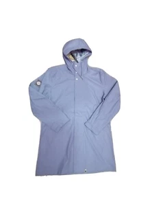 Hübsch grün wasserdicht Gummi Ente Parka blau Liam Gallagher's Retro UVP £150 - Bild 1 von 8