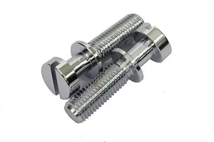 Replacement Chrome plated Steel Tailpiece Mounting Studs for Gibson USA guitars - Picture 1 of 2