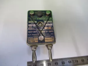 RCA NAVY CERAMIC ANTIQUE QUARTZ CRYSTAL FREQUENCY CONTROL AS PICTURED Z6-A-79 - Picture 1 of 13