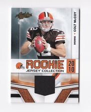2010 Absolute Memorabilia Rookie Jersey Collection #7 Colt McCoy Browns Texas