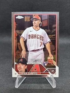 2023 Topps Chrom Update Corbin Carroll Rookie Debüt Base RC #USC220 - Bild 1 von 2