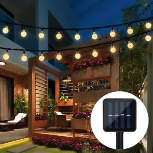 LED Ball Solar Light Party Fairy Outdoor Retro Ball String Lights Patio Garden