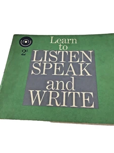 Learn to Listen Speak Write 2-1 Teachers Edition Curriculum Foundation Book Vtg - Picture 1 of 4