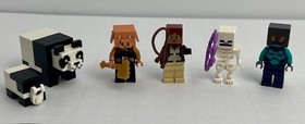 Lot of LEGO Minecraft Minifigures Accessories Min119 Piglin Brute 21245 Panda