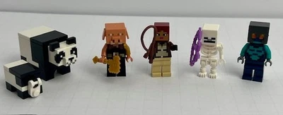 Lote de Minifiguras LEGO Minecraft Accesorios Min119 Piglin Brute 21245 Panda Foto 1 de 4