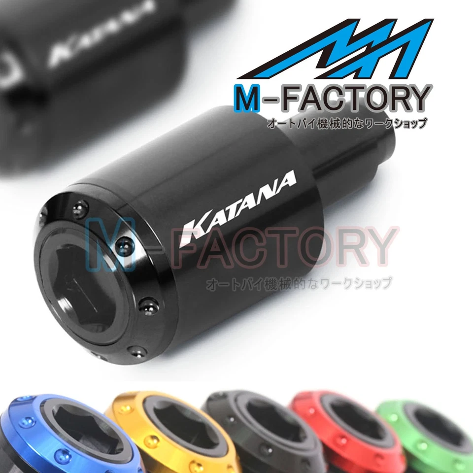 Deslizadores de extremo de barra CNC ATOM para GSX1100 Katana 19-20 20 19 Foto 1 de 4