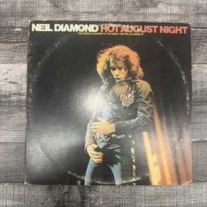 VINTAGE 1972 NEIL DIAMOND (2 LP) "HOT AUGUST NIGHT" VINYL ALBUM (MCA 2-8000) - Picture 1 of 12