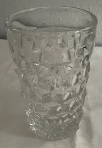 Mid Century Modern Fostoria American Cubist Juice Glass Vintage 3.75" Tumbler - Picture 1 of 3