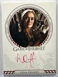 Lena Headey Sigil Autograph, Game of Thrones, Legends of the Realm - Picture 1 of 2