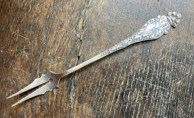 Antiguo casco de caballero horquilla encurtido Baker Manchester Spartan 1898 esterlina sin mono Foto 1 de 4