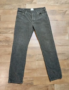 Sid Mashburn Hombre 34 x 30 Bosque Verde Pana Invierno Otoño Pantalones Slim Straig - Imagen 1 de 11