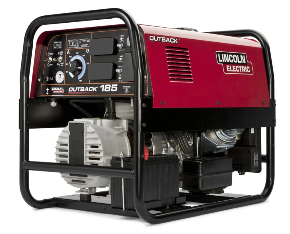 Lincoln Electric Outback 185 DC Arc Welder/AC Generator with 12.75 HP Kohler Engine - 150 Amp DC Wel... (K27062)