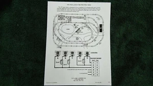 LIONEL 1490 - TWO 5' x 9' PING PONG TAVOLO O GAUGE LAYOUT ISTRUZIONI FOTOCOPIA - Foto 1 di 3