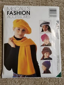 Vintage McCall's Sewing Pattern P337 Misses' Tote Bag Hat & Scarf Cut Complete  - Picture 1 of 2