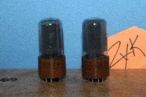 Tubos de radio 6V6GTY 6V6GT 6V6 RCA JAN CRC base marrón 4500 4200 par emparejado - Imagen 1 de 3