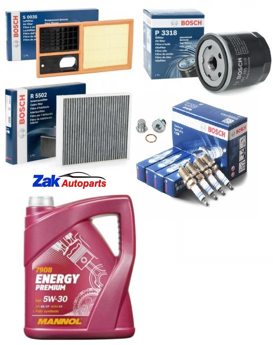 FITS SEAT IBIZA 1.4 TOCA (MK4) BOSCH SERVICE KIT + 5 LITRES OIL [2012 - 2015] - Image 1 of 1