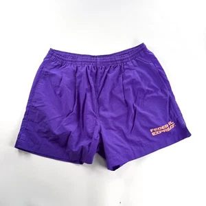 Vintage Gear Federal Express Purple Nylon Swim Running Shorts Retro 90s Large - Picture 1 of 11