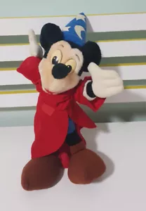 MICKEY MOUSE PELUCHE JUGUETE BRUJO APRENDIZ FANTASÍA DISNEY STORE 36CM - Imagen 1 de 2