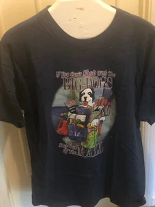 VINTAGE 1998 BIG DOGS MARINEBLAU T-SHIRT EINKAUFSZENTRUM GRÖSSE XL - Bild 1 von 4