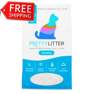 PrettyLitter, Health Monitoring Cat Litter - 8lb - Picture 1 of 8