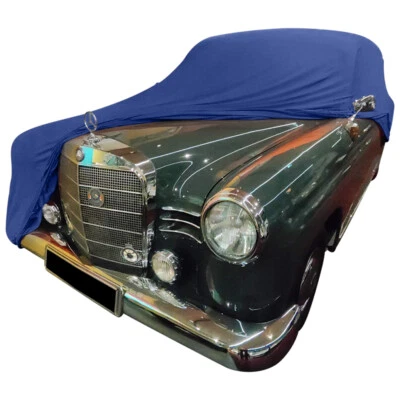 Indoor car cover fits Mercedes-Benz 220 (W180) bespoke Le Mans Blue cover Wit... - Imagem 1 de 4