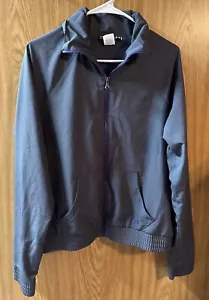 Under Armour Jacket Women’s Size Large Gray Lightweight Full Zip Windbreaker - Picture 1 of 5