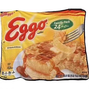 NWT Throw Blanket 45”x60” Eggo Waffles - Picture 1 of 8