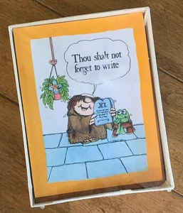 Sherman On The Mount American Greetings Note Cards Vtg 1982 Walt Lee NOS SEALED! - Picture 1 of 5