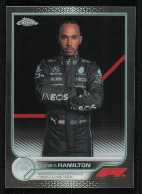 2022 Topps Chrome Formula 1 #5 Lewis Hamilton - Image 1 of 2