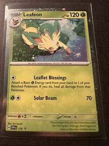 Leafeon 170 SVP Holo Foil Promo - NM Prismatic Evolutions Pokemon 1 - Bild 1 von 2