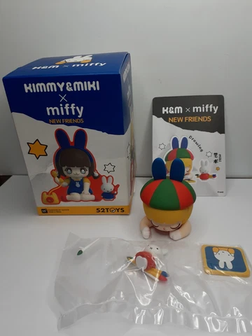 Kimmy & Miki x Miffy New Friends  Blind Box MIKI DRAWING 52TOYS K&M New in US Cover