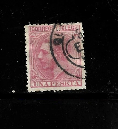 Sello España-Scott- #249-1p-Usado/H-NG-1879 Foto 1 de 1